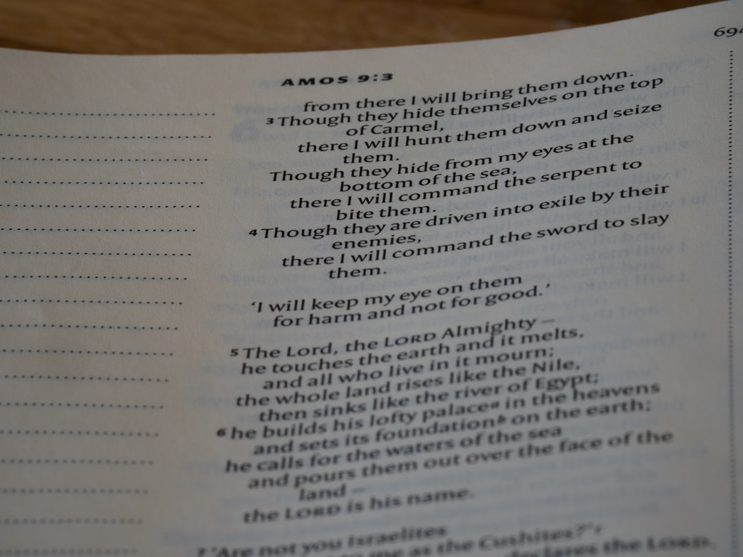 an open book with a poem on it