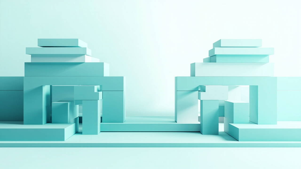 bootstrap vs foundation, abstract technical diagram