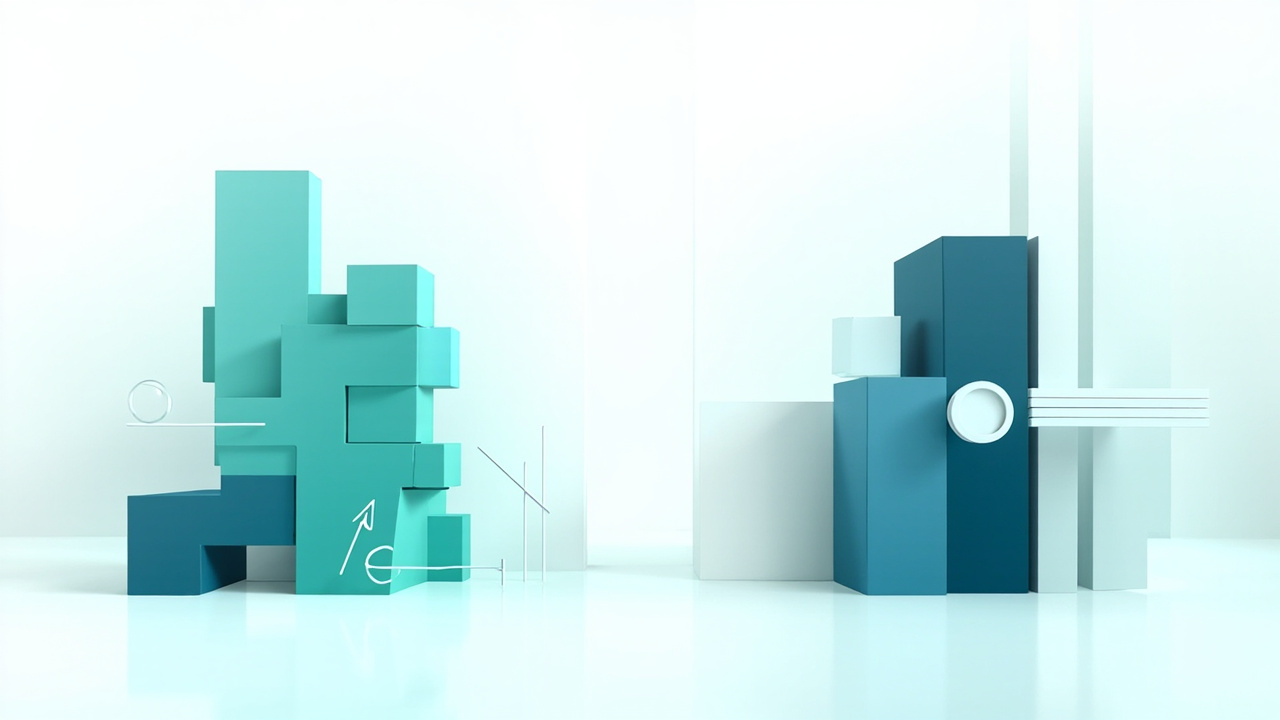 WordPress vs Static HTML for SEO: An Honest Comparison, abstract concept illustration